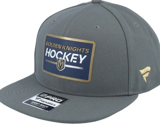 Snapback-Fanatics Vegas Golden Knights Authentic Grey Snapback -