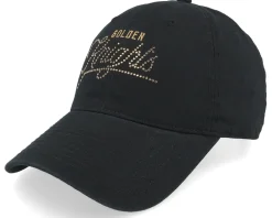 Dad Cap-American Needle Vegas Golden Knights Blue Line Black Dad Cap -