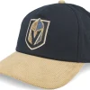 New American Needle Vegas Golden Knights Burnett Black/Gold Corduroy A-frame Adjustable -