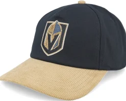 New American Needle Vegas Golden Knights Burnett Black/Gold Corduroy A-frame Adjustable -