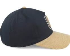 New American Needle Vegas Golden Knights Burnett Black/Gold Corduroy A-frame Adjustable -
