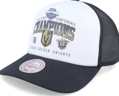 Trucker-Mitchell & Ness Vegas Golden Knights Champions White/Black Trucker -