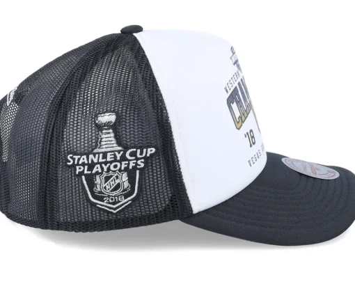 Trucker-Mitchell & Ness Vegas Golden Knights Champions White/Black Trucker -