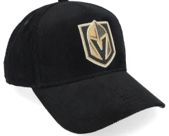 Adjustable-American Needle Vegas Golden Knights Corduroy Valin Black A-frame Adjustable -