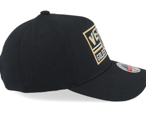 Adjustable-Mitchell & Ness Vegas Golden Knights Horizon Patch Classic Red Adjustable - Black