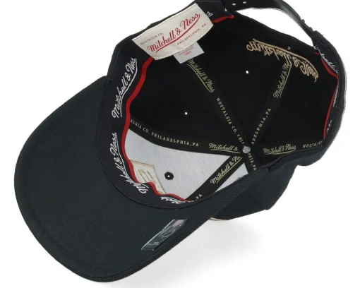 Adjustable-Mitchell & Ness Vegas Golden Knights Horizon Patch Classic Red Adjustable - Black