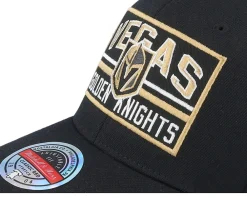 Adjustable-Mitchell & Ness Vegas Golden Knights Horizon Patch Classic Red Adjustable - Black