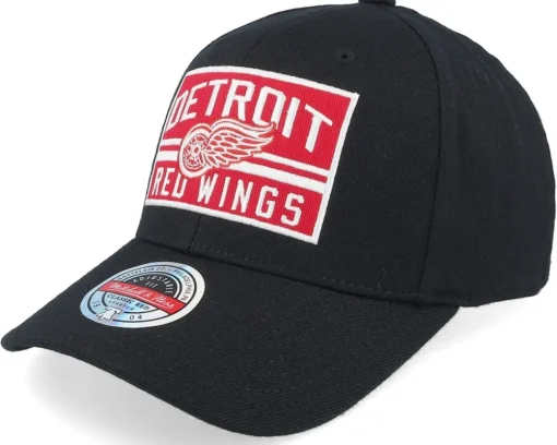Adjustable-Mitchell & Ness Vegas Golden Knights Horizon Patch Classic Red Adjustable - Black