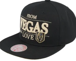 Snapback-Mitchell & Ness Vegas Golden Knights With Love Snapback - Black