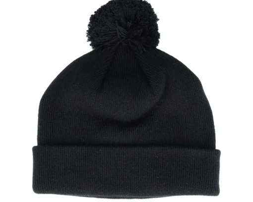 New Ellesse Velly Infant Beanie Black Pom -
