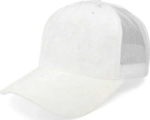 Blanks-Equip Velvet /Black A-frame Trucker - Red