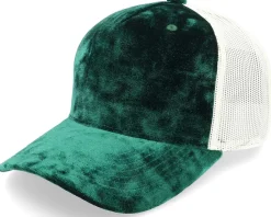 Blanks-Equip Velvet /Black A-frame Trucker - Red