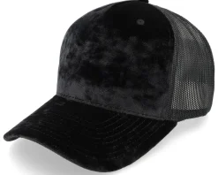Blanks-Equip Velvet /Black A-frame Trucker - Red