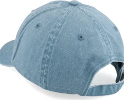 Dad Cap-Scenes Very Demure Very Mindful Denim Light Dad Cap - Blue