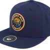 Snapback-Bearded Man Vibrant Sunset Patch Navy Blue Snapback -
