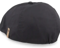 New Fjällräven Övik Dark Grey Flatcap - Black
