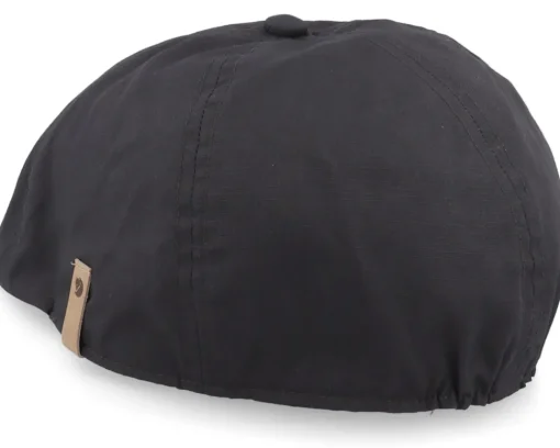 New Fjällräven Övik Dark Grey Flatcap - Black