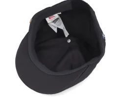 New Fjällräven Övik Dark Grey Flatcap - Black