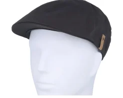 New Fjällräven Övik Dark Grey Flatcap - Black