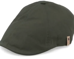 New Fjällräven Övik Dark Grey Flatcap - Black