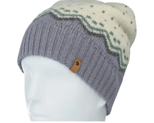Knitted Beanies-Fjällräven Övik Knit Chalk White Beanie -