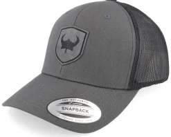 New Vikings Viking Horned Helmet Charcoal/Black Trucker -