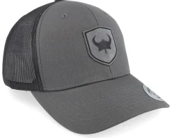New Vikings Viking Horned Helmet Charcoal/Black Trucker -