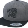 Snapback-Vikings Viking Wolf Charcoal Grey/Black Snapback -