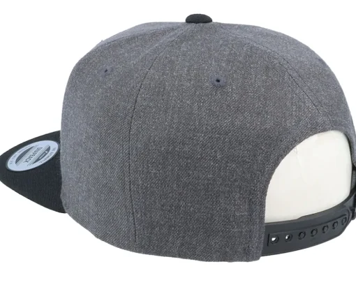 Snapback-Vikings Viking Wolf Charcoal Grey/Black Snapback -