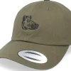 Discount Hunter Vildsvin Olive Green Dad Cap -