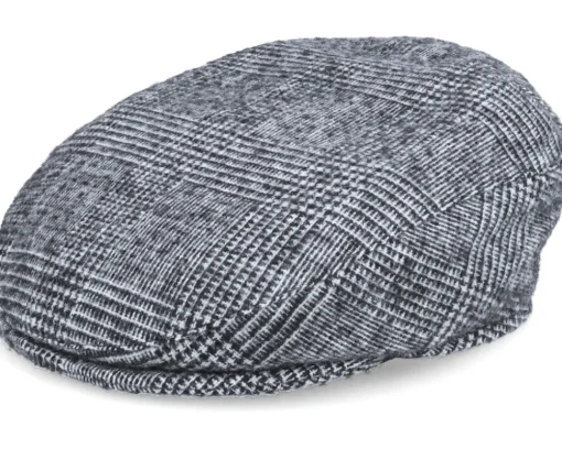 Discount Mayser Vincent Soft Casual Black/Grey Flat Cap -