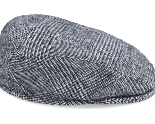 Discount Mayser Vincent Soft Casual Black/Grey Flat Cap -