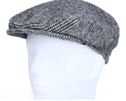 Discount Mayser Vincent Soft Casual Black/Grey Flat Cap -