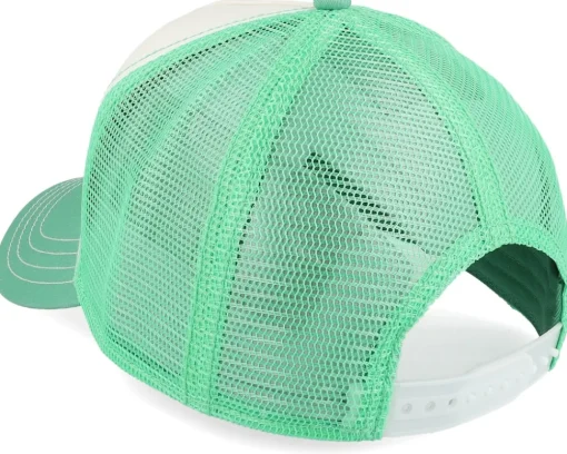 Trucker-Stetson Vintage Mint/Off White A-Frame Trucker - White, Green
