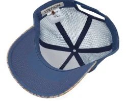 Trucker-Stetson Vintage Print Blue Vintage Print A-Frame Trucker -
