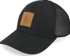 Trucker-John Deere Vintage Stock Cert Black Trucker -