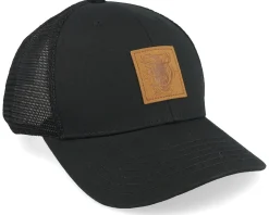 Trucker-John Deere Vintage Stock Cert Black Trucker -
