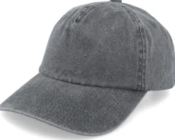 Dad Cap-Beechfield Vintage Washed A-Frame Dad Cap - Black