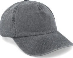 Dad Cap-Beechfield Vintage Washed A-Frame Dad Cap - Black