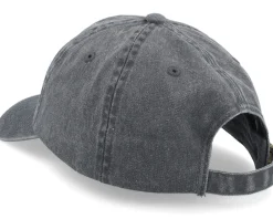 Dad Cap-Beechfield Vintage Washed A-Frame Dad Cap - Black