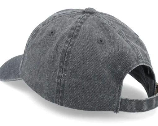 Dad Cap-Beechfield Vintage Washed A-Frame Dad Cap - Black
