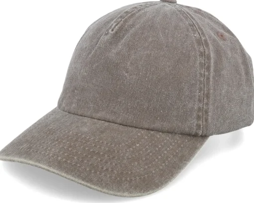 Blanks-Beechfield Vintage Washed A-Frame Dad Cap - Brown