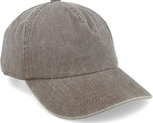 Blanks-Beechfield Vintage Washed A-Frame Dad Cap - Brown