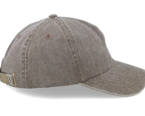 Blanks-Beechfield Vintage Washed A-Frame Dad Cap - Brown