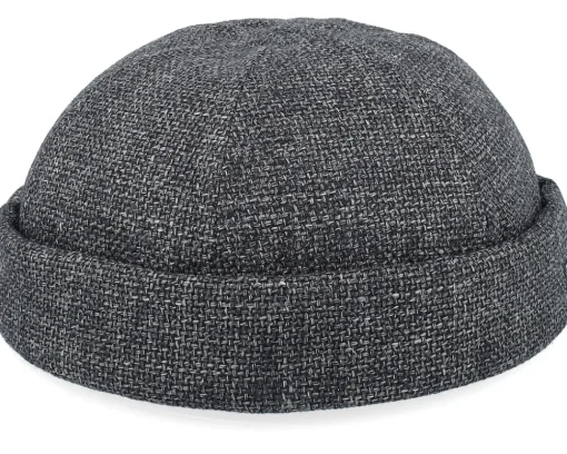 Docker-Stetson Virgin Wool/Linen Black Docker -
