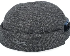 Docker-Stetson Virgin Wool/Linen Black Docker -