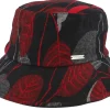 Discount Seeberger Viscose Fabric Red/Black Bucket -