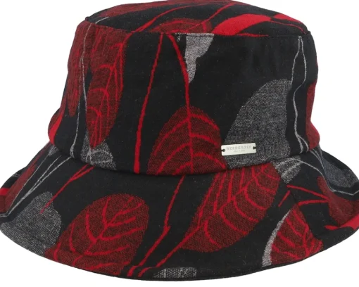 Discount Seeberger Viscose Fabric Red/Black Bucket -