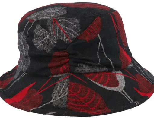 Discount Seeberger Viscose Fabric Red/Black Bucket -