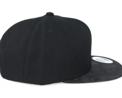 Online Yupoong Visor Black Camo Snapback -